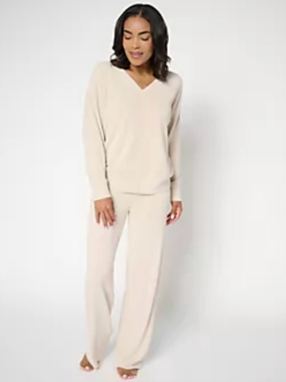 Barefoot Dreams CozyChic Ultra Lite Pullover & Wide Leg Pant Set